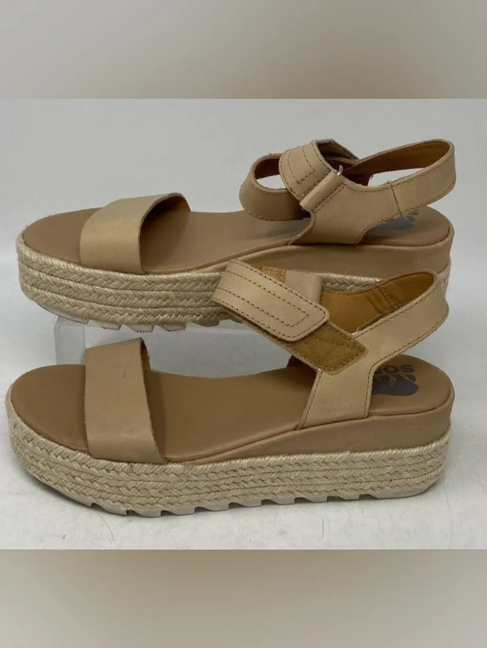 Sorel Cameron Flatform  Espadrille Sandals Size 7 MSRP $135